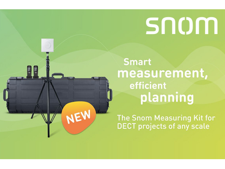 Simplifiez votre planification DECT – avec le nouveau kit de mesure Snom DECT !