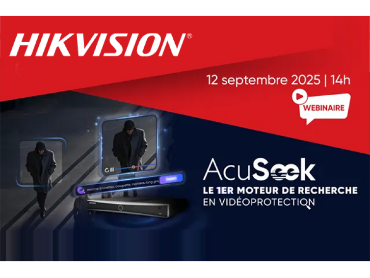 Webinar HIKVISION Acuseek – 1er moteur de recherche en vidéoprotection
