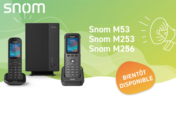 SNOM enrichit sa gamme DECT avec de nouveaux modèles à venir !