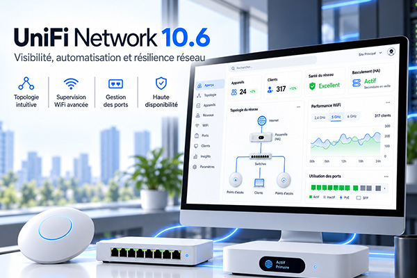 UniFi Network 10.6 : plus de visibilité, d’automatisation et de résilience pour vos réseaux.